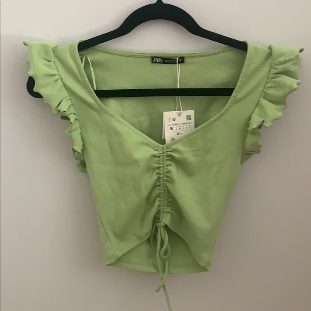 Zara ruffle top